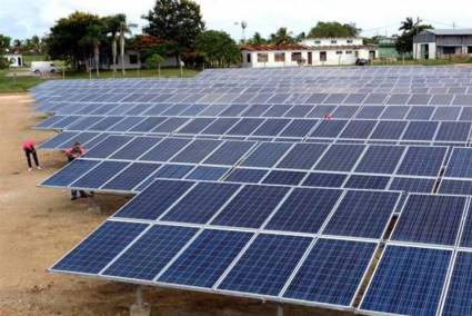 En Cuba otro parque solar fotovoltaico