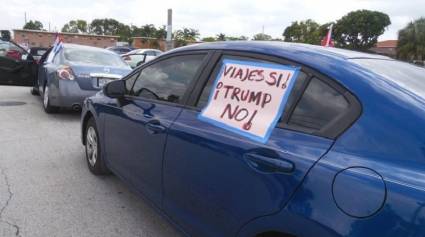 Caravana contra Trump