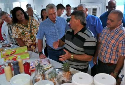 Visita gubernamental a Pinar del Río