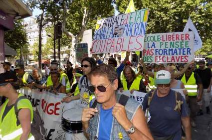 Nuevas manifestaciones de Chalecos Amarillos