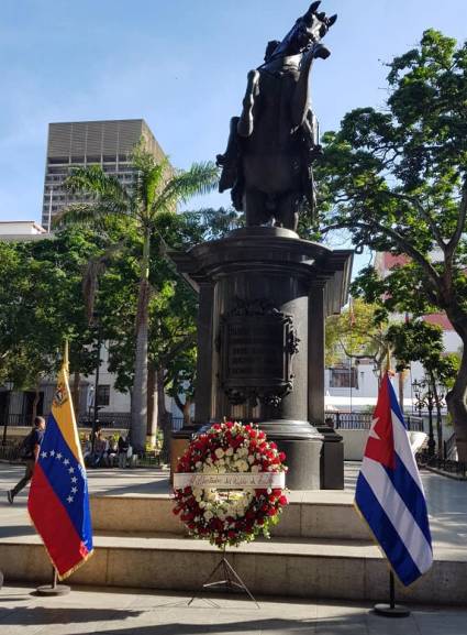 Homenaje a Bolívar y Martí en el Foro de Sao Paulo
