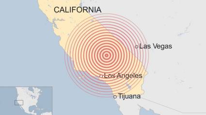 Terremoto de magnitud 7,1 al sur de California
