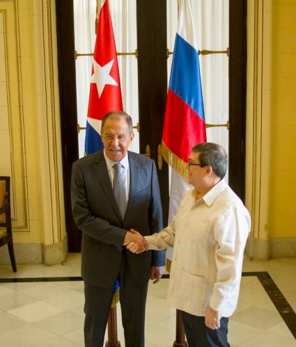 Bruno Rodríguez Parrilla y Serguéi Lavrov