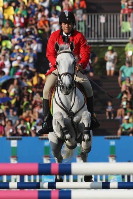 Leydi Laura Moya, en su tercera fiesta continental, se estrenó en el podio de premiación.