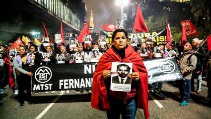 Manifestación en Sao Paulo