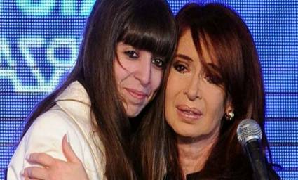 Cristina Fernández y su hija Florencia Kirchner