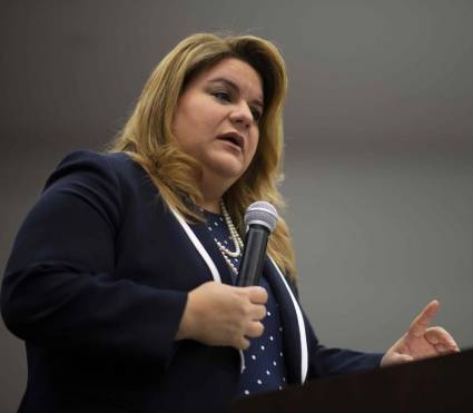 La comisionada residente Jenniffer González