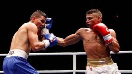Desde el primer combate, Veitía no mostró estar en su mejor forma.