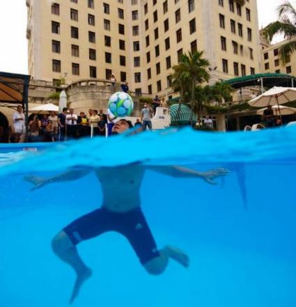 Jhoen Lefont en el Hotel Nacional