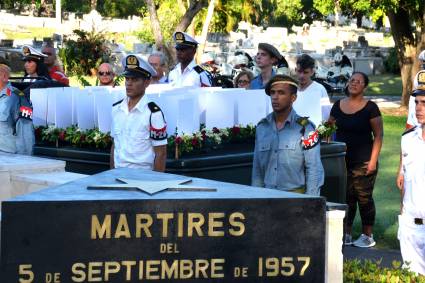 Cienfuegos conmemoró el aniversario 62 del alzamiento armado popular de la ciudad
