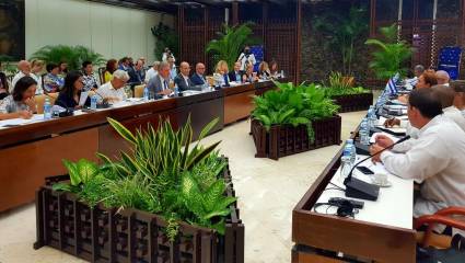 Sesiona en La Habana comité conjunto Cuba-Unión Europea