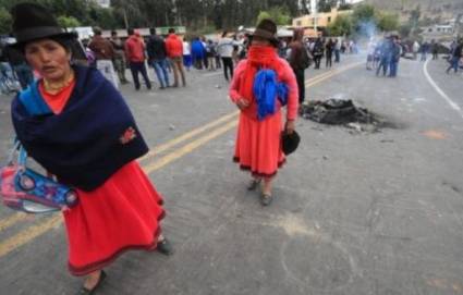 Estado de excepción en territorios ancestrales de Ecuador