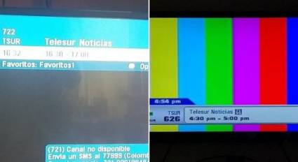 TeleSUR denuncia el retiro de su señal televisiva