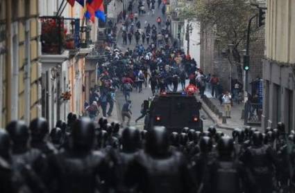 Protestas este jueves en Ecuador