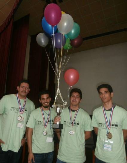 Equipo UH++, ganador de la Final Caribeña