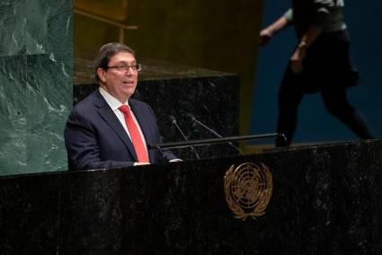 Intervención del Ministro de Relaciones Exteriores de Cuba, Bruno Rodríguez Parrilla