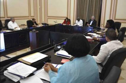 Reunión del Consejo de Estado de Cuba