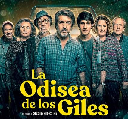 Los protagonistas de La odisea de los giles, el filme que abrirá la fiesta del séptimo arte en Cuba.