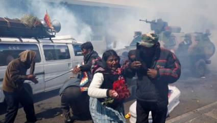 Represiones en Bolivia