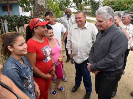 Durante su recorrido por Las Tunas