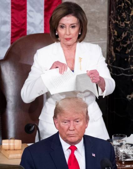 Donald Trump y Nancy Pelosi