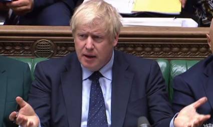 El primer ministro de Reino Unido, Boris Johnson