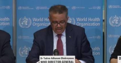 El director general de la OMS, Tedros Adhanom Ghebreyesus