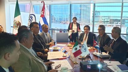 Delegación cubana sostiene encuentros de trabajo con autoridades mexicanas