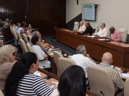 Consejo de Ministros, encabezado por Miguel Díaz-Canel