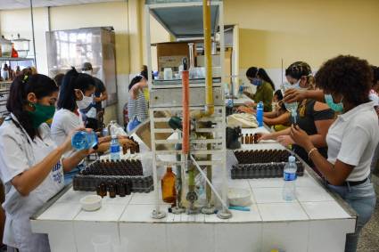 Desde el pasado 26 de marzo, estudiantes de Derecho, Turismo, Química, Biología…, de la Universidad de La Habana, acudieron al llamado, con un alto sentido de disposición y responsabilidad.