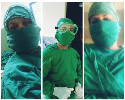 Tres estudiantes de enfermería comparten sus experiencias en el enfrentamiento a la COVID-19