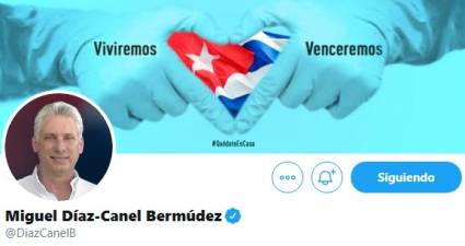 Cuenta oficial en Twitter de Miguel Díaz-Canel