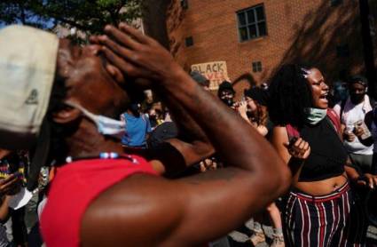 Protestas en Atlanta tras la muerte de Rayshard Brooks