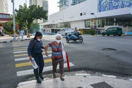 A nuestros combatientes de la policía los caracteriza la solidaridad