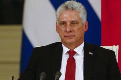 Presidente cubano Miguel Díaz-Canel Bermúdez