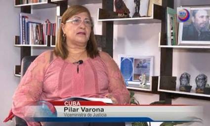 Viceministra Pilar Varona Estrada