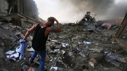 Esta no es la primera, ni la única vez, que Beirut ha sido devastada. Foto: AFP