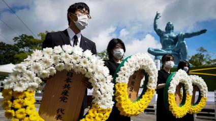 Conmemoran en Nagasaki lanzamiento de la bomba atómica