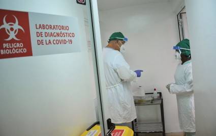 Diagnóstico de la COVID-19 en el  Centro Nacional de Genética Médica