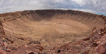 Cráter australiano (imagen alegórica)