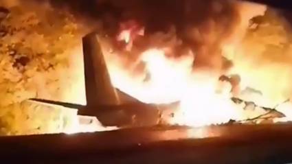 Accidente aéreo en Ucrania