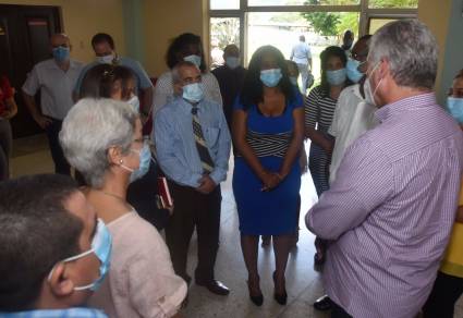 Díaz-Canel en Santiago de Cuba