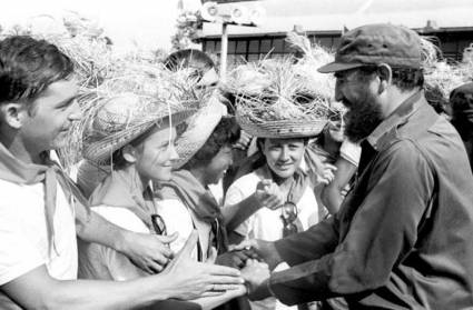 Fidel siempre tuvo una relación especial con los jóvenes.
