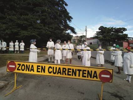 Las manzanas de Altamira declaradas en cuarentena