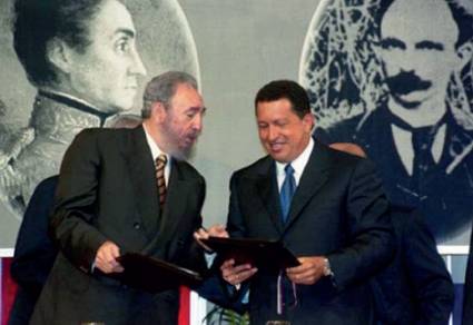 Chávez y Fidel, los fundadores del convenio