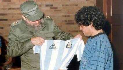 Maradona y Fidel