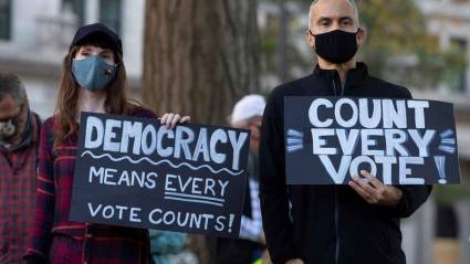 Las protestas se mantienen en varias de las grandes ciudades estadounidenses.