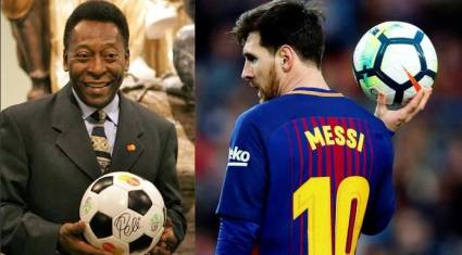 Leo Messi igualó el registro goleador de Pelé