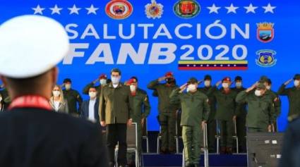 Acto de la salutación de fin de año a la Fuerza Armada Nacional Bolivariana (FANB).