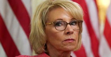 Secretaria de Educación del gabinete de Donald Trump, Betsy DeVos